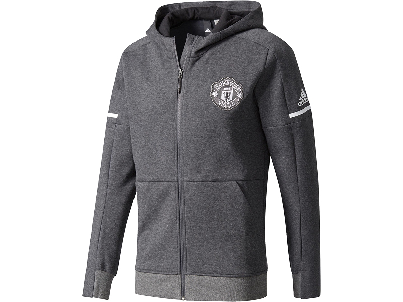 Manchester Utd Adidas boys sweatshirt hooded