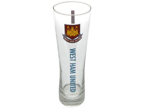 West Ham beer glass