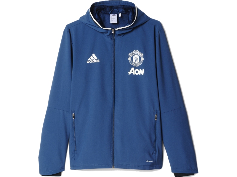 Manchester Utd Adidas track jacket hooded