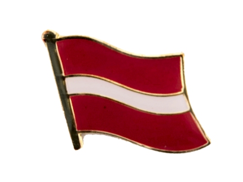Latvia pin badge