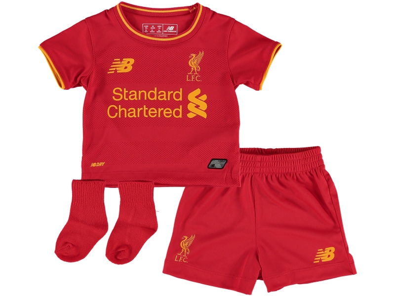 Liverpool New Balance infants kit