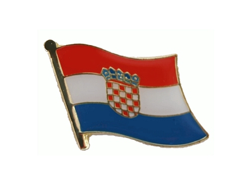 Croatia pin badge